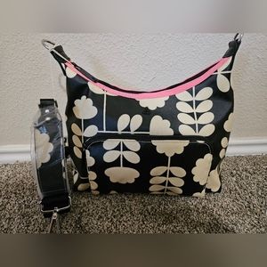 NWT Orla Kiely Coated Cotton Double Strap Medium Hobo-Scoop